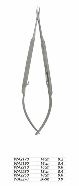 金钟显微持针钳 弯