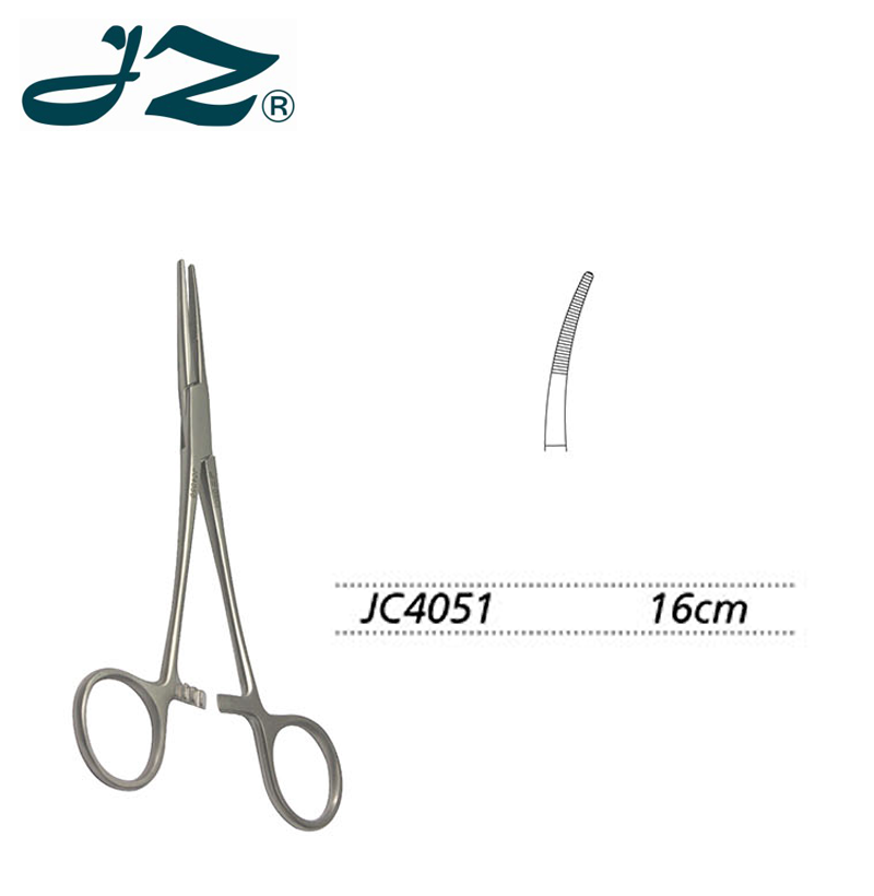 金钟止血钳 弯半齿