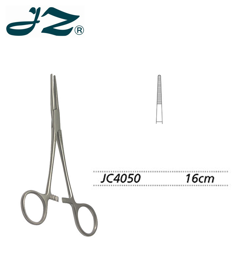 金钟止血钳 直半齿