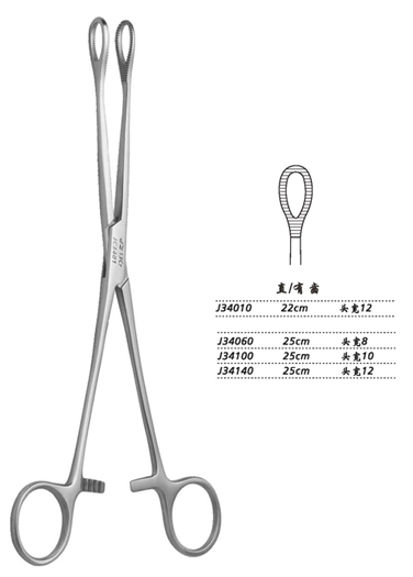 金钟海绵钳 直有齿