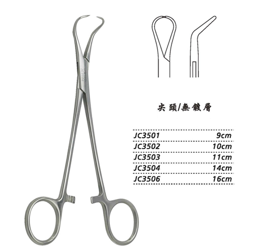 金钟帕巾钳 尖头 