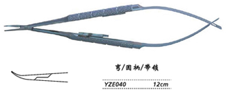 金钟显微眼用持针钳 圆柄