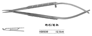 金钟显微眼用持针钳圆柄