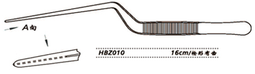 金钟鼻用镊枪形