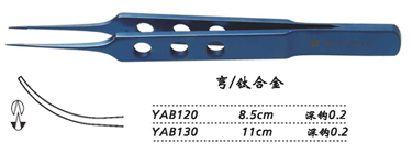 金钟缝线结扎镊弯