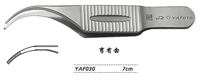 金钟虹膜镊7cm